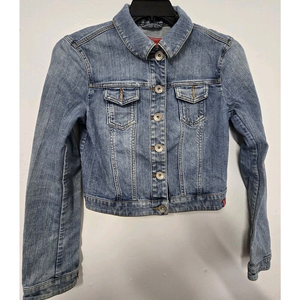 EDC Vintage Denim Jacket Women Size‎ L